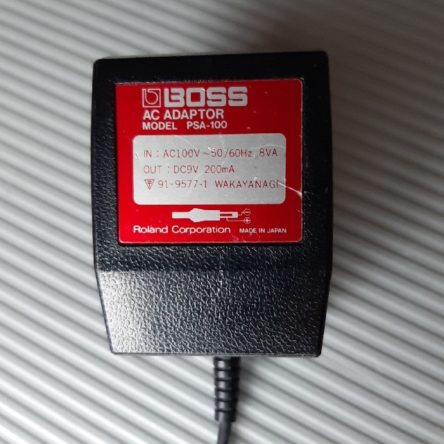 ★BOSS ★　ACアダプター　PSAｰ100　Roland  楽器のレコーディング/PA機器(エフェクター)の商品写真