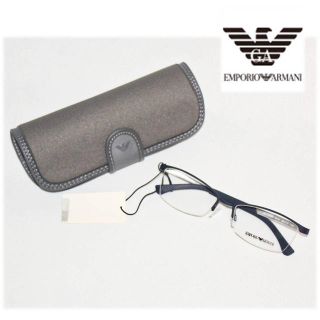 エンポリオアルマーニ(Emporio Armani)の《エンポリオ アルマーニ》新品 アジアンフィット スクエア眼鏡フレーム伊達メガネ(サングラス/メガネ)