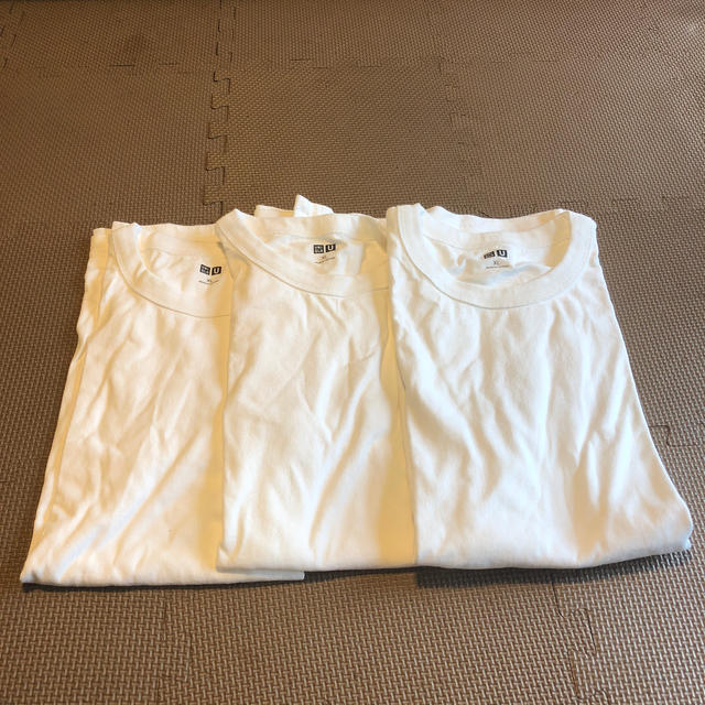 UNIQLO(ユニクロ)の【値下げしました】新品未使用品‼️ UNIQLO Tシャツ3枚セット メンズのトップス(Tシャツ/カットソー(半袖/袖なし))の商品写真