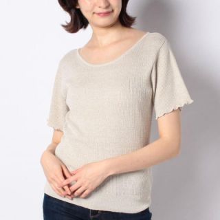 マジェスティックレゴン(MAJESTIC LEGON)の新品✨定価5380円　マジェスティックレゴン  ラメ✨半袖カットソー　(カットソー(半袖/袖なし))