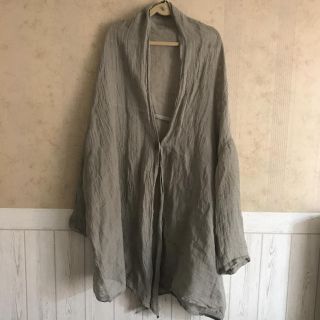 ネストローブ(nest Robe)の値下！ネストローブ　リネンカーディガン(カーディガン)