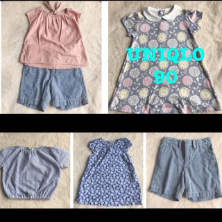 ベビーギャップ(babyGAP)の【5点セット】　90サイズ ワンピース・ショートパンツ・トップス(その他)