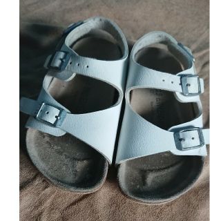 ビルケンシュトック(BIRKENSTOCK)のビルケンシュトック サンダル ROMA ローマ 16cm 白色(サンダル)