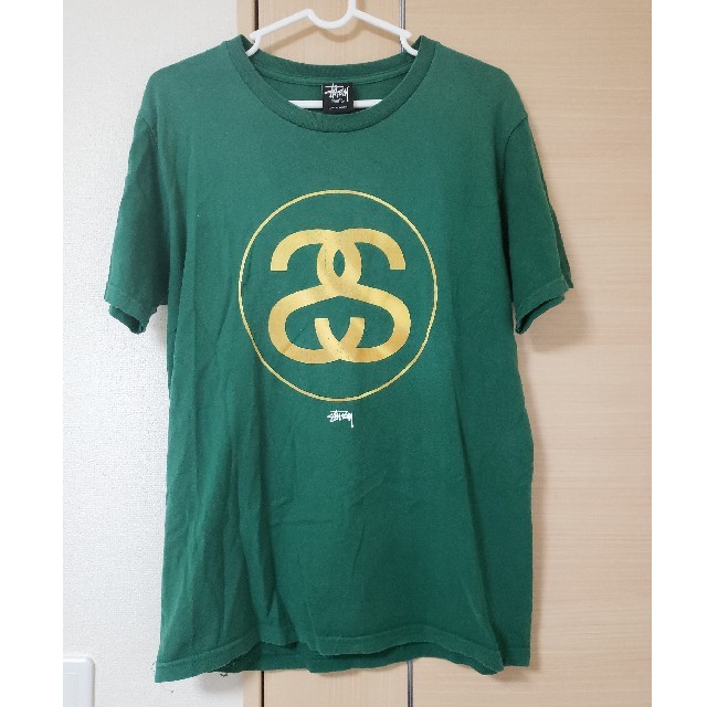 Stussy Stussy グリーン ロゴtシャツ ゴールド イエロー ストリートの通販 By Popo S Shop ステューシーならラクマ