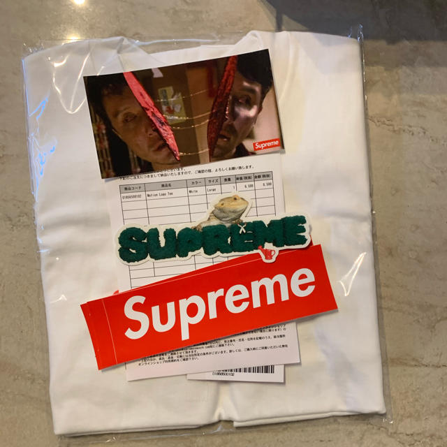 Supreme(シュプリーム)のsupreme motion logo tee L white モーションロゴ メンズのトップス(Tシャツ/カットソー(半袖/袖なし))の商品写真