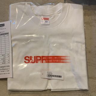 シュプリーム(Supreme)のsupreme motion logo tee L white モーションロゴ(Tシャツ/カットソー(半袖/袖なし))