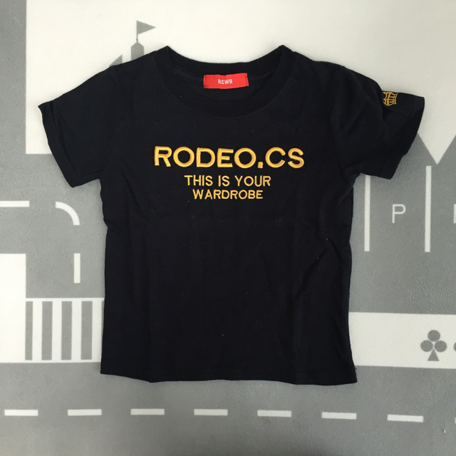 RODEO CROWNS WIDE BOWL(ロデオクラウンズワイドボウル)のrodeo★白Ｔシャツ&黒Ｔシャツ キッズ/ベビー/マタニティのキッズ服男の子用(90cm~)(Tシャツ/カットソー)の商品写真