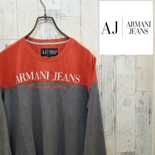 アルマーニジーンズ(ARMANI JEANS)の希少　アルマーニ　ジーンズ　イートン　長袖Tシャツ(Tシャツ/カットソー(半袖/袖なし))