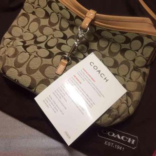 コーチ(COACH)のコーチ シグネチャー ハンドバッグ(ハンドバッグ)