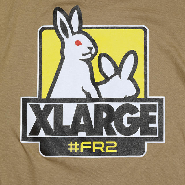 【新品】FR2 XLARGE Tシャツ  ベージュ M