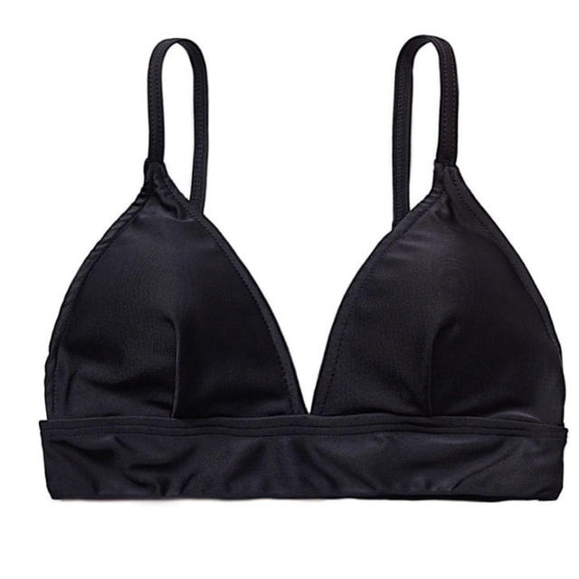 ALEXIA STAM(アリシアスタン)のcasia black triangle bikini tops 完売品 レディースの水着/浴衣(水着)の商品写真