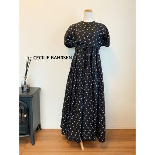 ドゥロワー(Drawer)のCecilie Bahnsen  フローラルジャカードコットンミディワンピース(ロングワンピース/マキシワンピース)