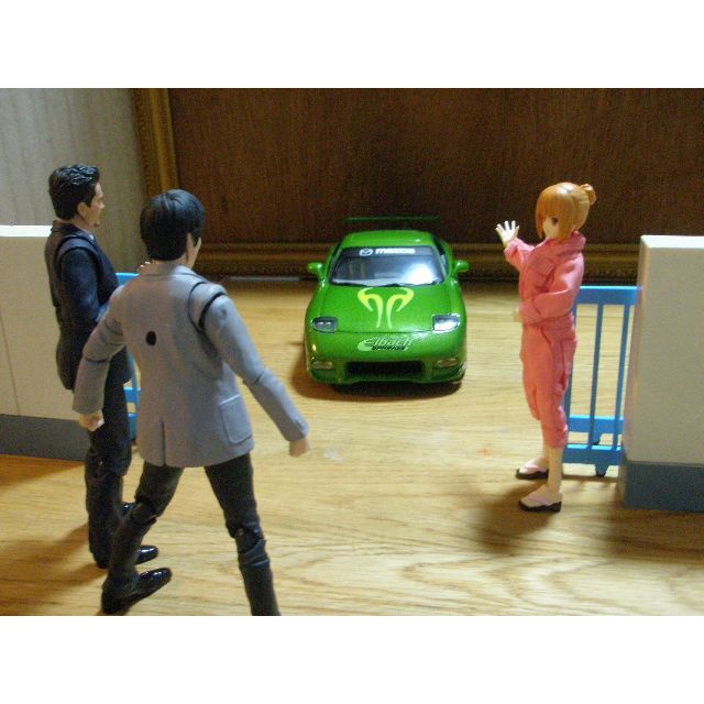 Takara Tomy(タカラトミー)の当時物トミカ　マツダ　RX-7パトロールカー（エラー品+通常品）おまけつき エンタメ/ホビーのおもちゃ/ぬいぐるみ(ミニカー)の商品写真