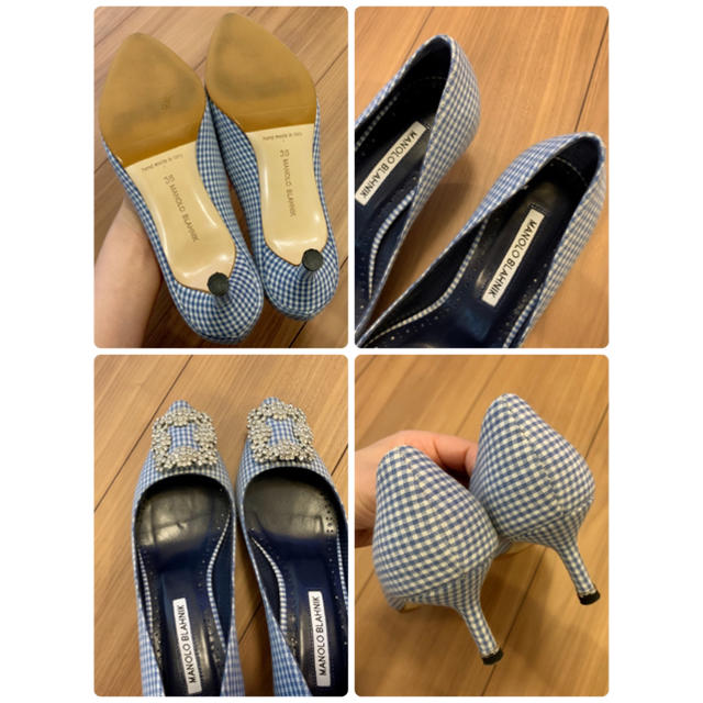 レディースMANOLO BLAHNIK ハンギシパンプス