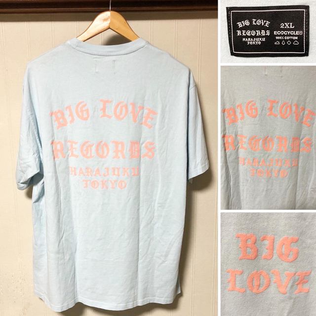 完売品❗️BIG LOVE RECORDS CLASSIC LOGO Tシャツ