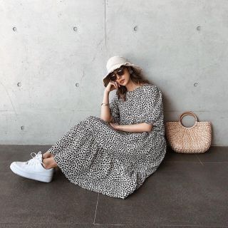 エイチアンドエイチ(H&H)のH&M 花柄ワンピース(ロングワンピース/マキシワンピース)