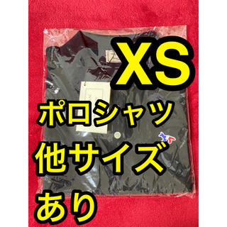 メゾンキツネ(MAISON KITSUNE')のメゾンキツネ トリコロール ブラック ポロシャツXS(Tシャツ/カットソー(半袖/袖なし))