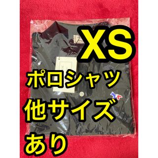 メゾンキツネ(MAISON KITSUNE')のメゾンキツネ トリコロール ブラック ポロシャツXS(Tシャツ/カットソー(半袖/袖なし))