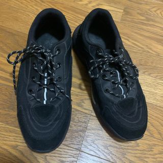 ザラ(ZARA)の【ザラ】スニーカー　ZARA MAN 27cm 黒(スニーカー)