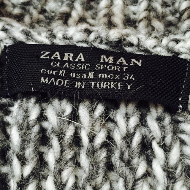 ZARA(ザラ)のZARAニットカーディガンロング西海岸 メンズのトップス(カーディガン)の商品写真