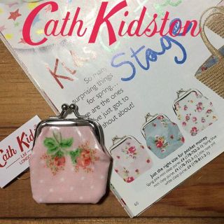 キャスキッドソン(Cath Kidston)の新品 キャスキッドソン ミニクラスプパース ローズスプリグピンク(コインケース)