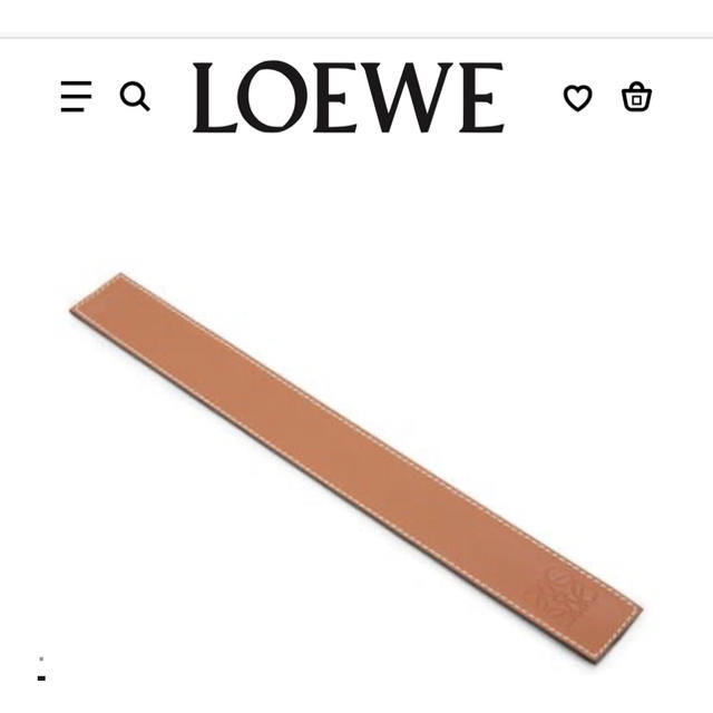 LOEWE(ロエベ)の<LOEWE>スラップ ブレスレット スモール(タン) レディースのアクセサリー(ブレスレット/バングル)の商品写真