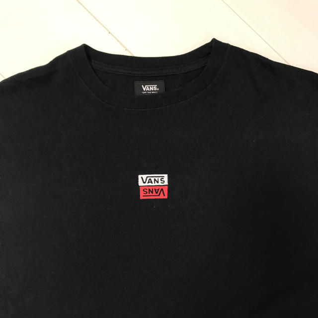 VANS(ヴァンズ)のvans バンズ ボックスロゴ  Tシャツ ブラック　黒 メンズのトップス(Tシャツ/カットソー(半袖/袖なし))の商品写真