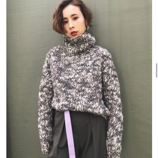 アメリヴィンテージ(Ameri VINTAGE)の最終お値下げ☆AMERI ITARY MIX YARN TUCK KNIT(ニット/セーター)