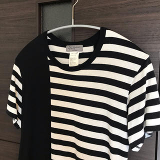 ヨウジヤマモト(Yohji Yamamoto)のヨウジヤマモト オム ボーダーTシャツ(Tシャツ/カットソー(半袖/袖なし))