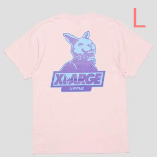 エクストララージ(XLARGE)のFR2 XLARGE Rabbit Gorilla Tee Pink L(Tシャツ/カットソー(半袖/袖なし))