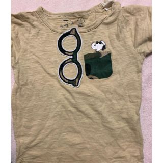 スヌーピー(SNOOPY)のピーナツ♡スヌーピーティシャツ90迷彩美品(Tシャツ/カットソー)