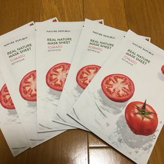 ネイチャーリパブリック(NATURE REPUBLIC)のNATURE REPUBLIC TOMATO 5枚(パック/フェイスマスク)