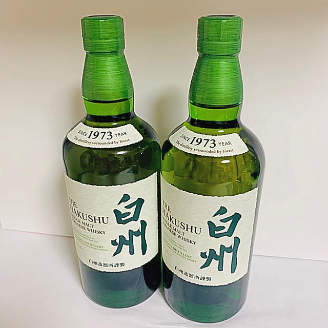 【100周年白州NA】700ml サントリー ウイスキー2本