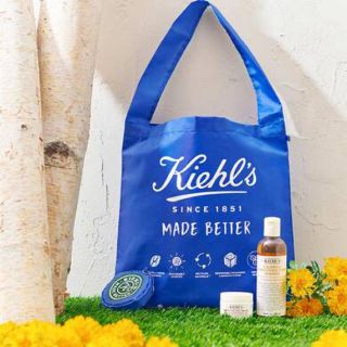 キールズ(Kiehl's)のキールズ エコバッグ ブルー(エコバッグ)