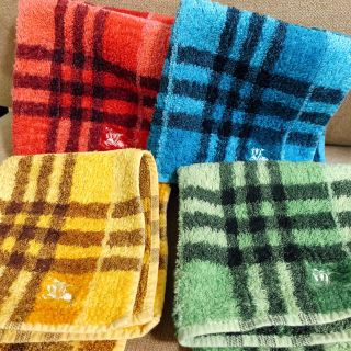 バーバリー(BURBERRY)のバーバリー　タオルハンカチ　4色セット　嵐カラー(ハンカチ)