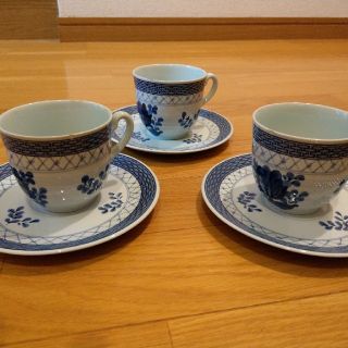 ロイヤルコペンハーゲン(ROYAL COPENHAGEN)のロイヤルコペンハーゲンコーヒーカップ３客セット(グラス/カップ)