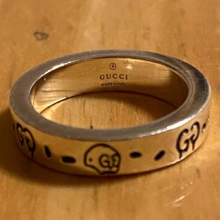 グッチ(Gucci)の【ゴーストGUCCI】 シルバーリング 10号 (値下げしました)(リング(指輪))