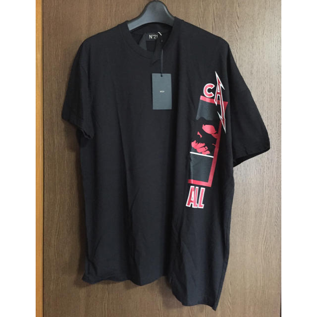 新品 N°21 オーバーサイズ 再構築 Tシャツ ヌメロヴェントゥーノ メンズTシャツ/カットソー(半袖/袖なし)