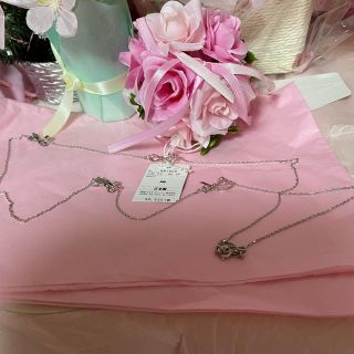 エムズグレイシー(M'S GRACY)のエムズグレイシーリボン🎀リボン🎀ネックレス(ネックレス)