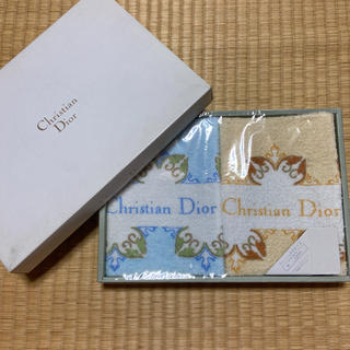 クリスチャンディオール(Christian Dior)のディオール　タオル二枚組(タオル/バス用品)