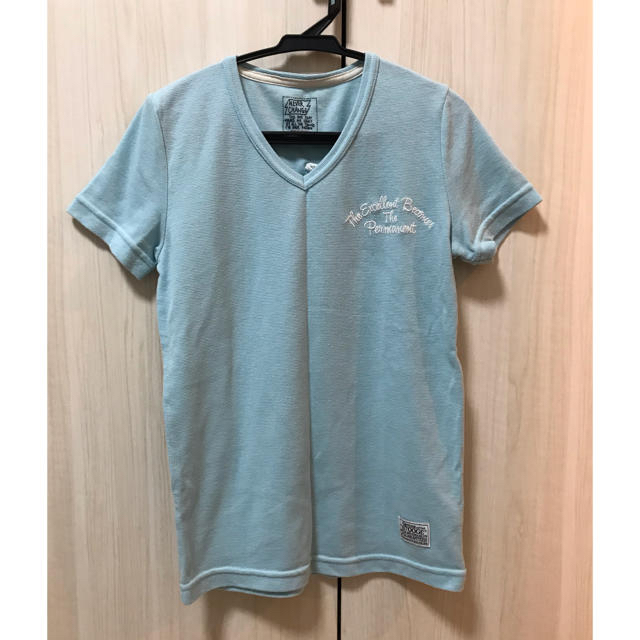 AZUL by moussy(アズールバイマウジー)の#AZUL by mousy #アズールバイマウジー　水色Tシャツ　150cm キッズ/ベビー/マタニティのキッズ服女の子用(90cm~)(Tシャツ/カットソー)の商品写真