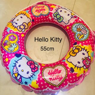 ハローキティ(ハローキティ)のHello Kitty 女の子　浮き輪　55cm(マリン/スイミング)