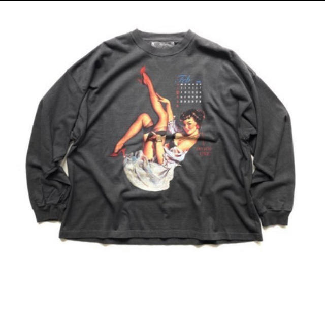 DAIRIKU Pinup Girl Long Sleeve Tee ブラック - Tシャツ/カットソー