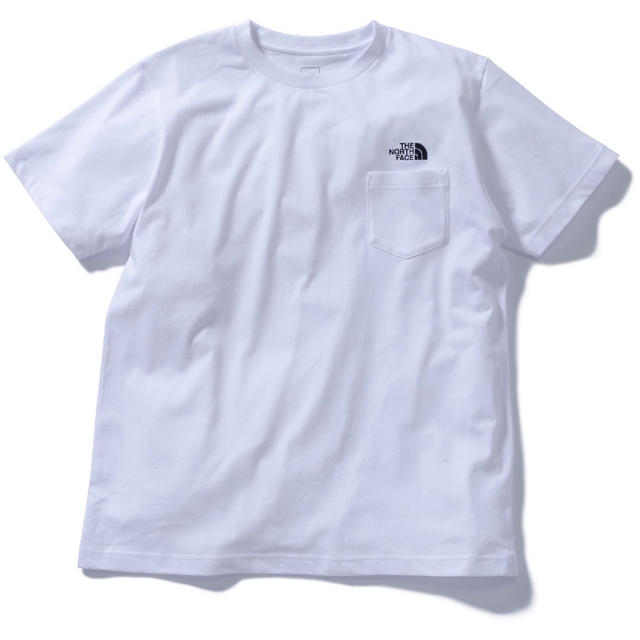 【新品・未開封】THE NORTH FACE シンプルロゴポケットTシャツ 白S