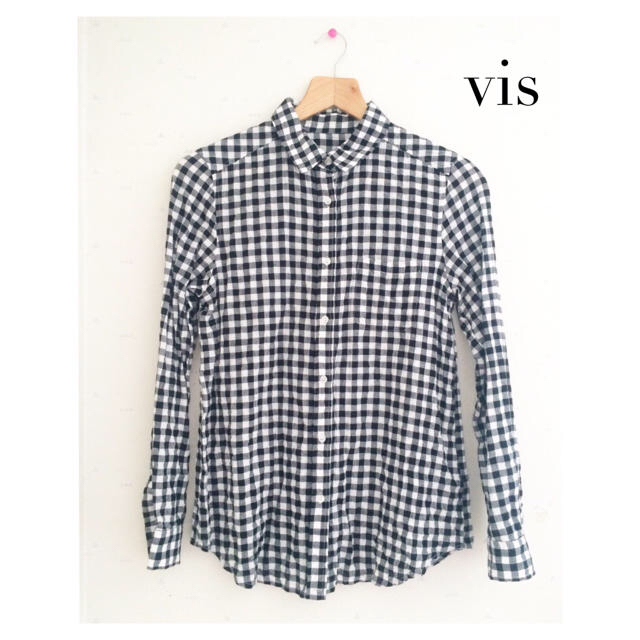 ViS(ヴィス)のvis ギンガムチェックシャツ レディースのトップス(シャツ/ブラウス(長袖/七分))の商品写真