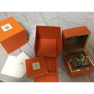 Tory Burch - トリーバーチ 時計 シルバー × グリーンの通販 by Tory Burch - トリーバーチ 時計 シルバー × グリーンの通販 by