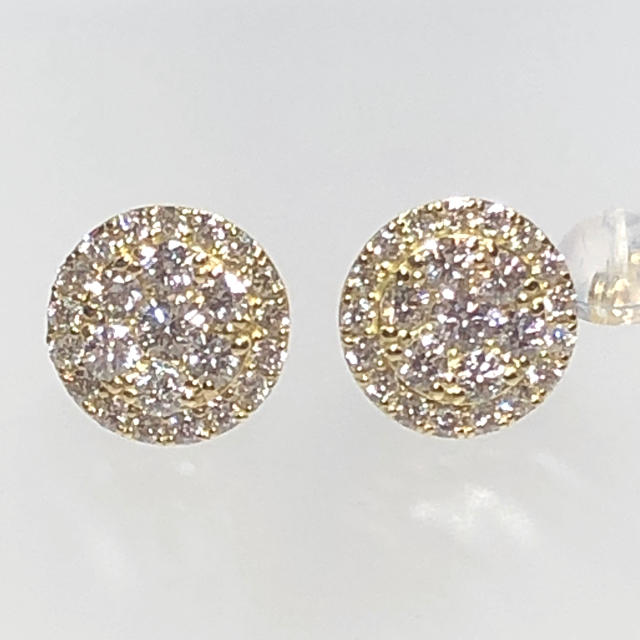 大特価☆K18ダイヤピアス0.80ct