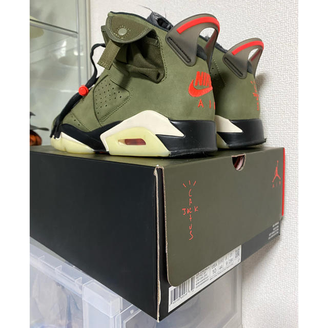 28cm NIKE travis scott air jordan 6