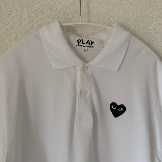 COMME des GARCONS(コムデギャルソン)のコムデギャルソン  プレイ　ポロシャツ メンズのトップス(ポロシャツ)の商品写真