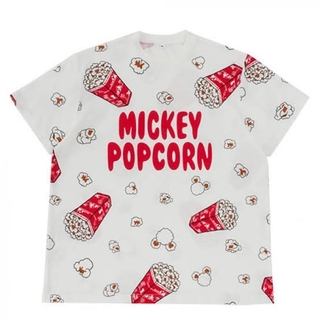ディズニー(Disney)のPUNYUSコラボ ミッキーポップコーンTシャツ(Tシャツ(半袖/袖なし))